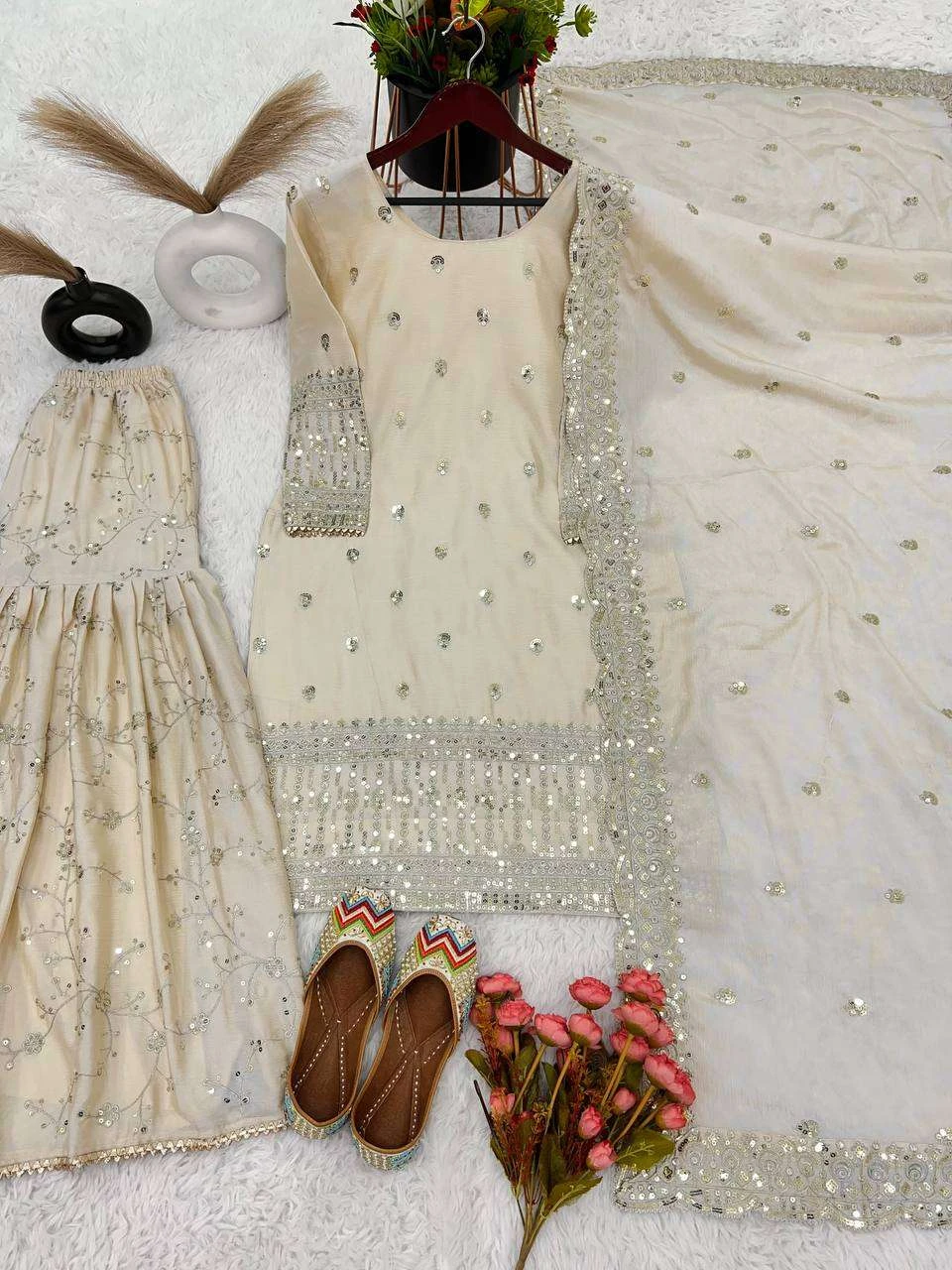 Vardan Ethnic Srk 5172 Chinon Silk Wholesale Pakistani Readymade Salwar Suit — Wholesale Salwar Suits, MPA wholesale from Surat - Gallery Image 2